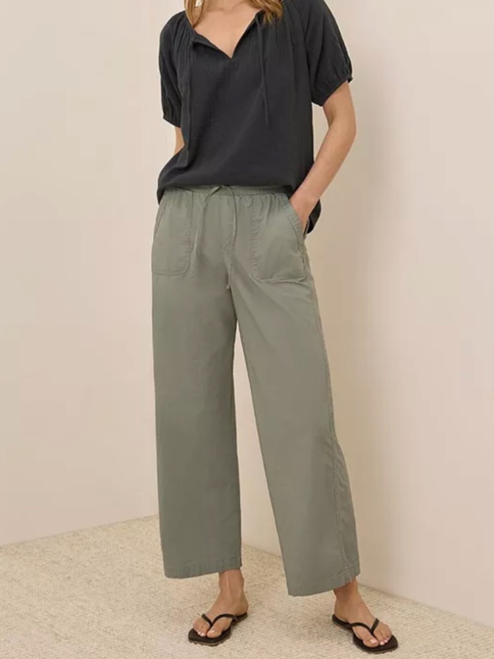 Pact Monterey Poplin Pant Small Shadow New $88 retail